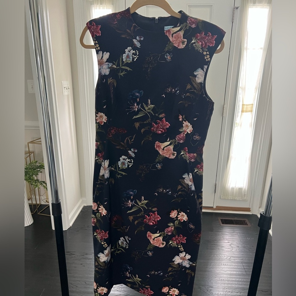 Blue floral Antonio Melani floral midi dress